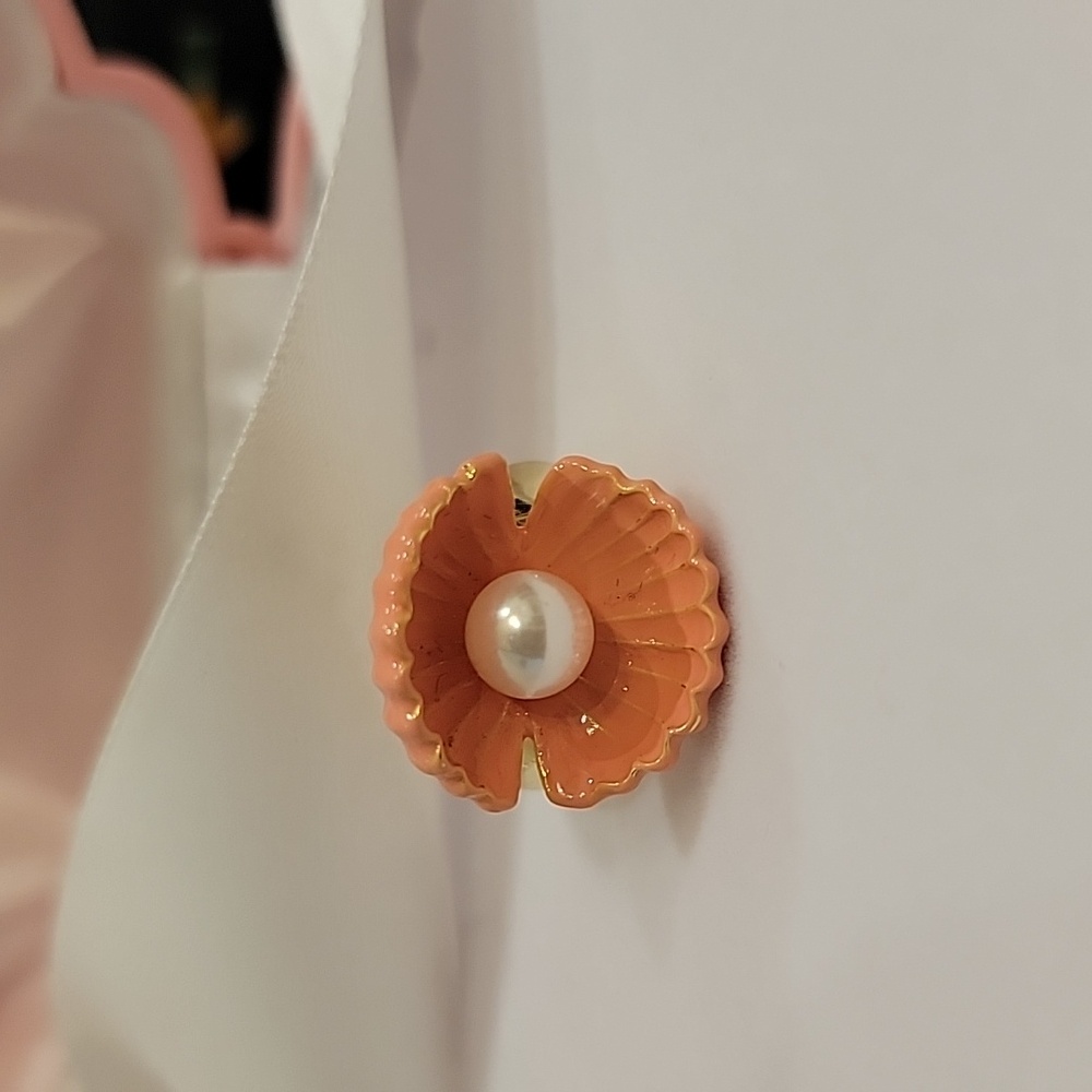 🏝OCEANUS "Shelly" pearl ring - Picture 2 of 6